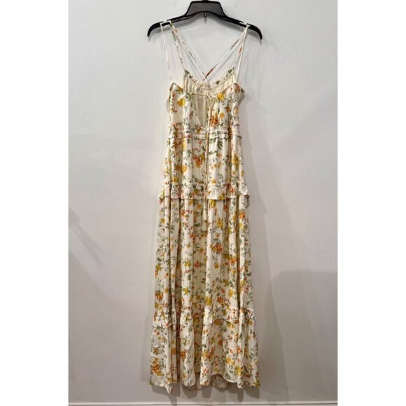 New LOST + WONDER Size M BIG ESCAPE MAXI DRESS Floral Tiered Dress - Picture 12 of 15